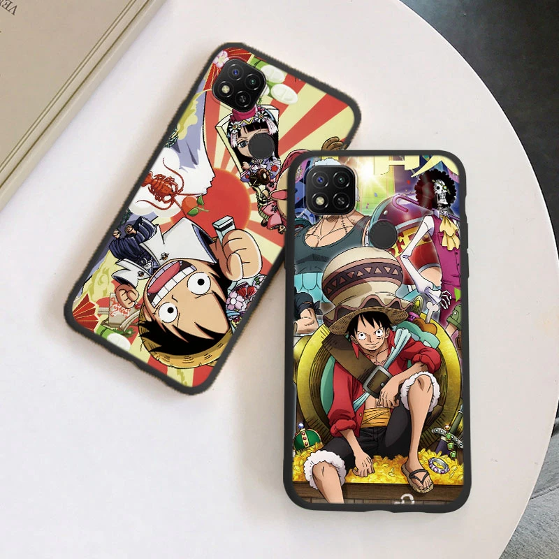Black Case For Redmi 9C NFC 10A Phone Cover One Piece Luffy Zoro Chopper  Anime Capa Soft Silicone Funda For Redmi9C 9CNFC Shell - AliExpress