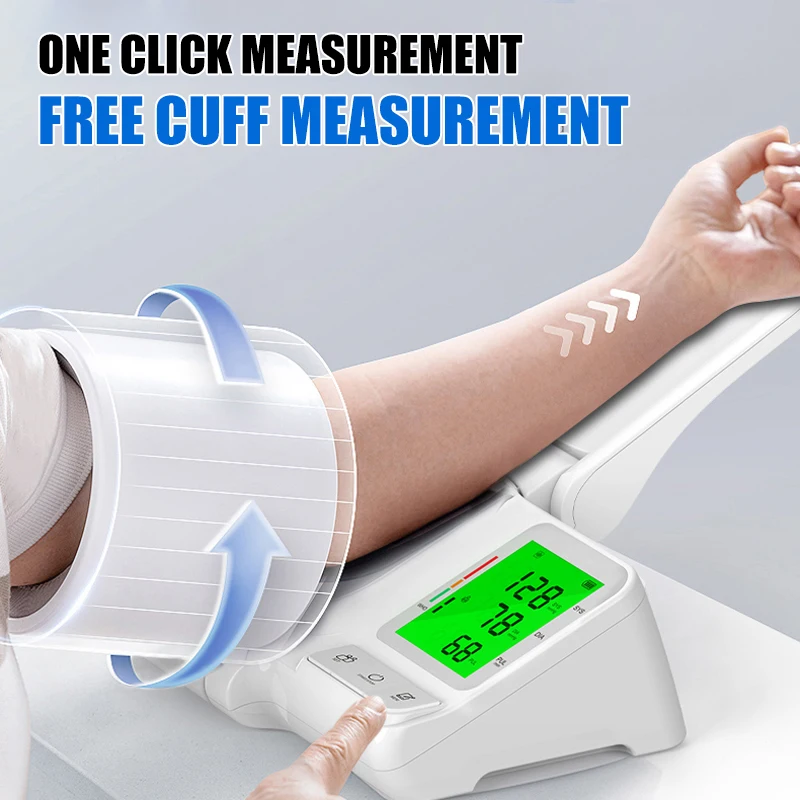 Blood Pressure Monitor Automatic Digital Upper Arm Sphygmomanometer Tensiometer BP Machine Pulse AiQUE Clinic