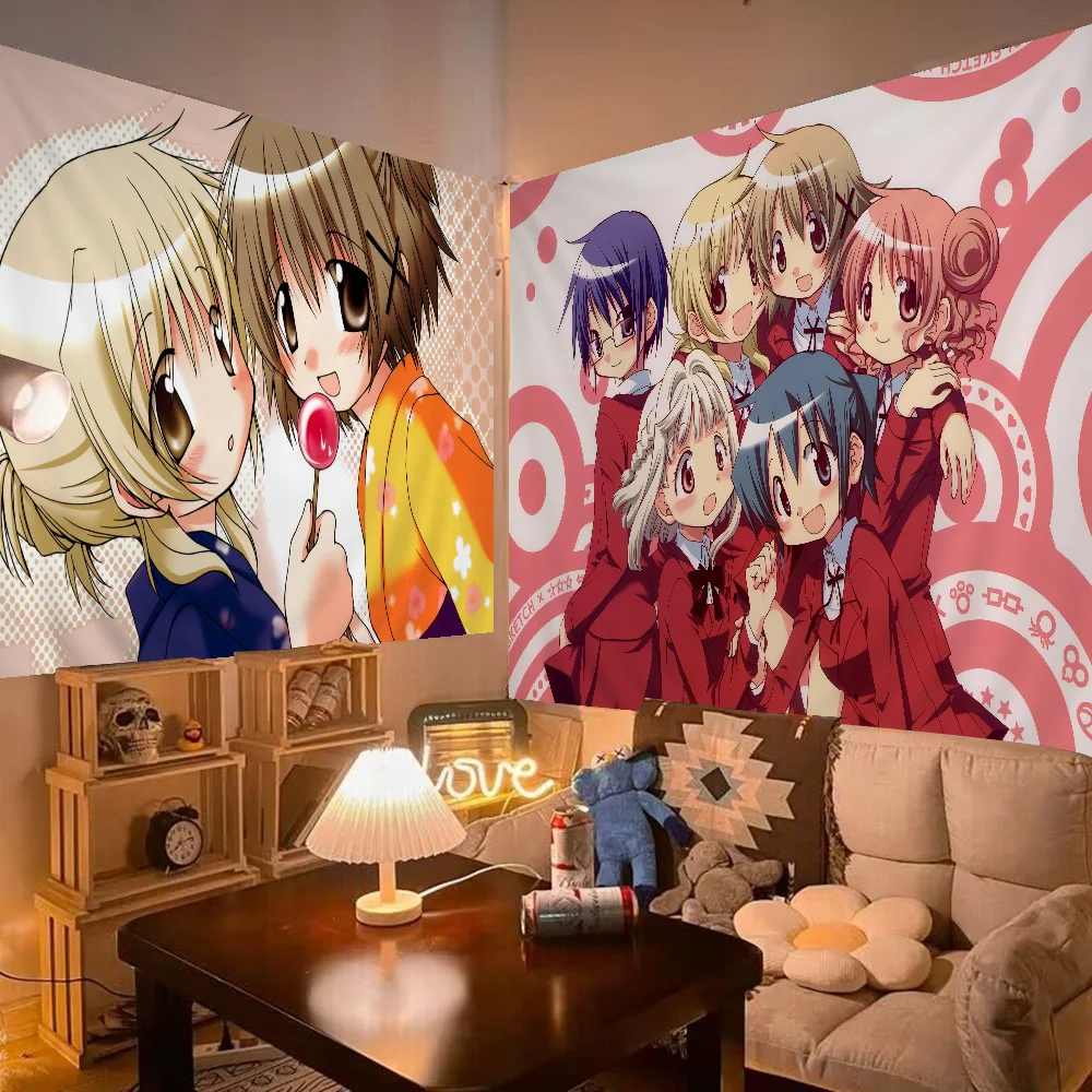 Hidamari Sketch Tapestry Anime Tapestry Hanging Tarot Hippie Wall