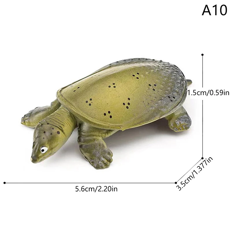 Realistic Turtle Action Figure - Kids Animal Figurines Miniature Toys Gift Ornament