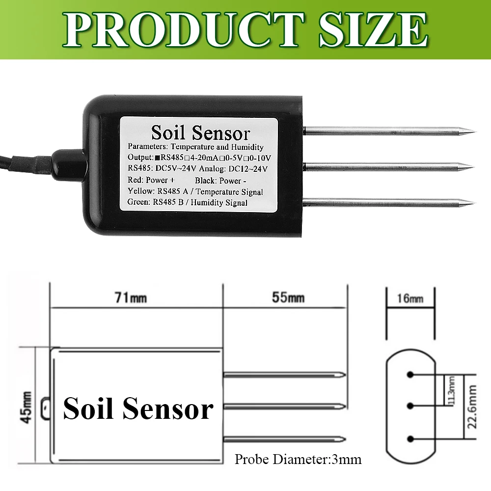 Advanced Environmental Monitoring Sensor with Multi-Output Options