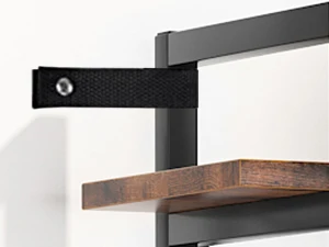 5 Tier Bookshelf, Industrial Etagere Bookcase with Metal Frame, Rustic Tall Book Shelf Unit for Living Room (1, Rustic)