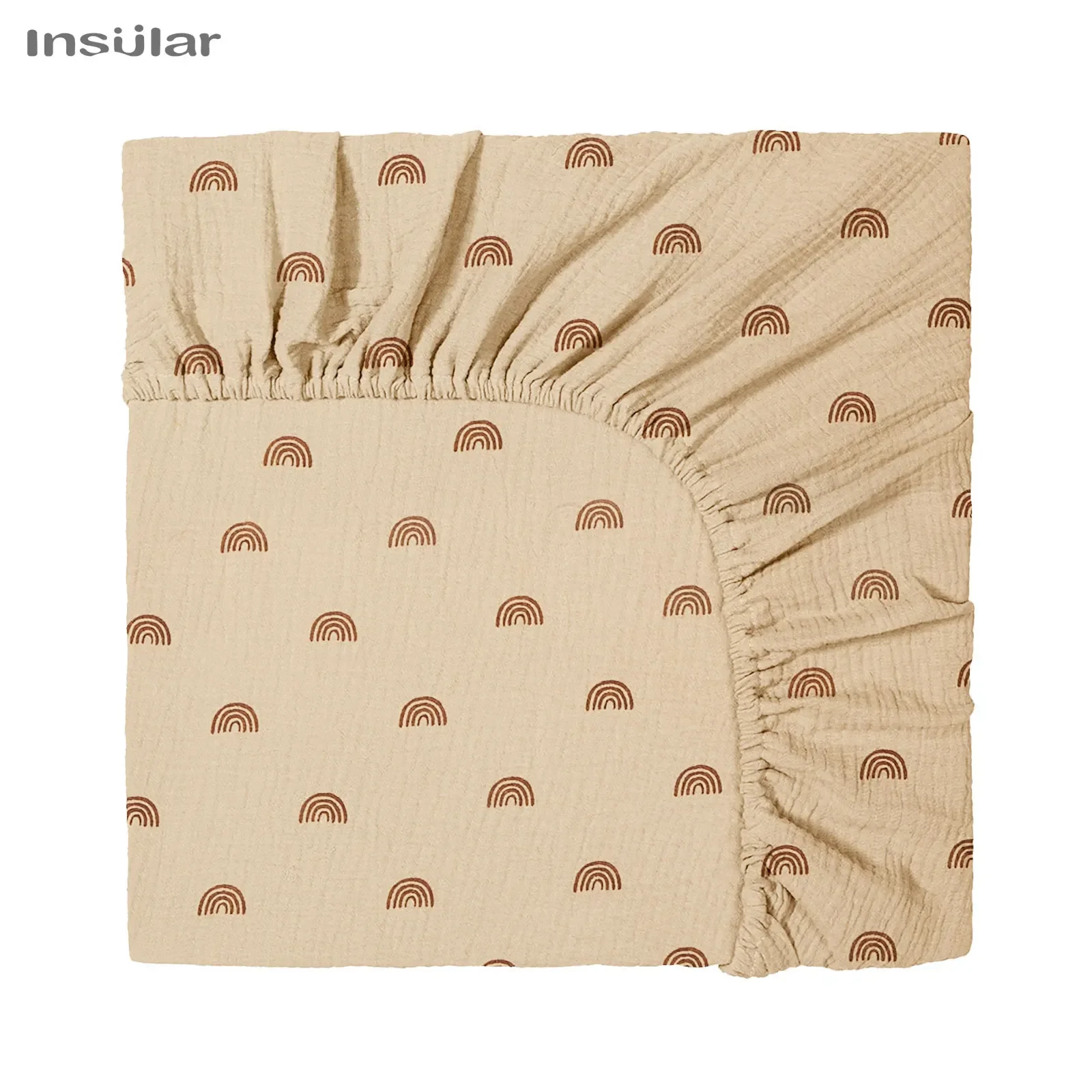130*70cm Crib Fitted Sheets Soft Baby Bed Mattress Covers Print Newborn Toddler Bedding Set Kids Mini Cot Sheets Cotton