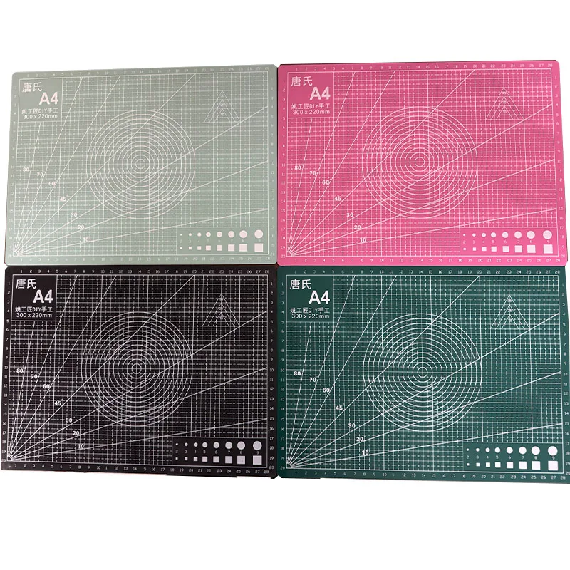 A4 자가복원 커팅 매트, 300x220mm PVC 공예용 커팅 보드 (스크랩북킹, 모형 제작 및 DIY용)