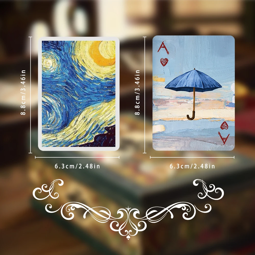 Playing cards 1/2pcs vintage for board game party