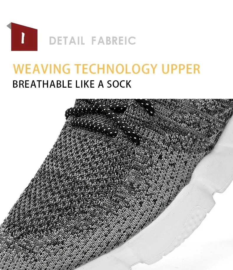 Lightweight Men's Mesh Trainers Slip On Breathable Walking Shoes_voghion.com