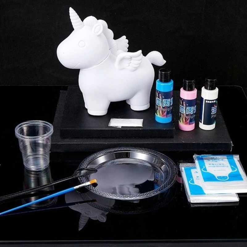 Handmade Fluid Painting Unicorn Art Decoration Kit