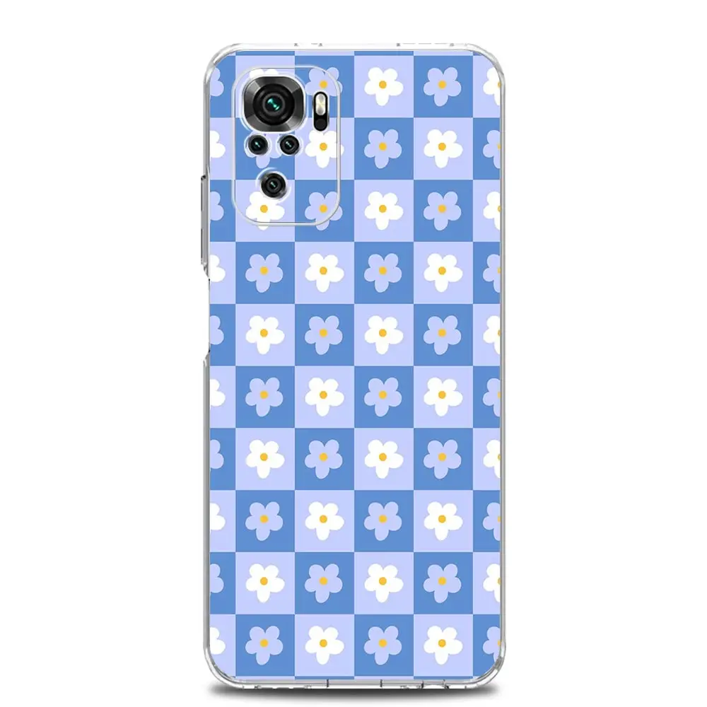 Daisy Graphic Printed Clear TPU Phone Case Cover