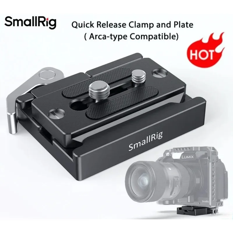 SmallRig 2144 아카 스타일 퀵 릴리스 클램프 및 플레이트 아카 타입 DSLR용, 및 캐논 카메라 케이지/삼각대 지브용 호환 가능