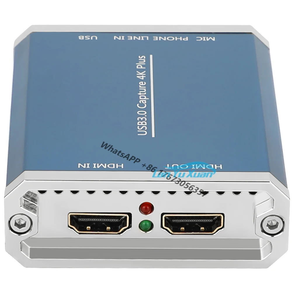 

UHD 4K HDMI to USB3.0 USB2.0 Video Capture Box Grabber Game Streaming Live Stream Broadcast