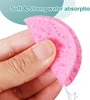 10PCS Compress Face Wash Puff Natural Wood Pulp Sponge Face Wash Puff Foaming Face Puff Cosmetic Puff Face Cleansing Sponge 3