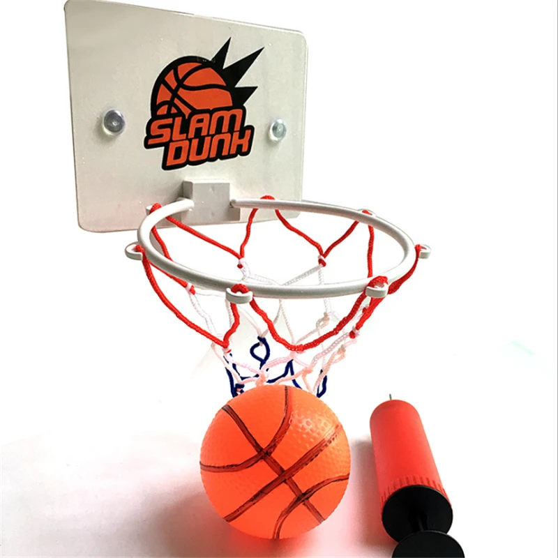 Pudincoco Portable Funny Mini Basketball Hoop Toys Kit Indoor Home Fans de Basketball Juego Deportivo Juego de Juguetes Niños Niños Adultos Blanco