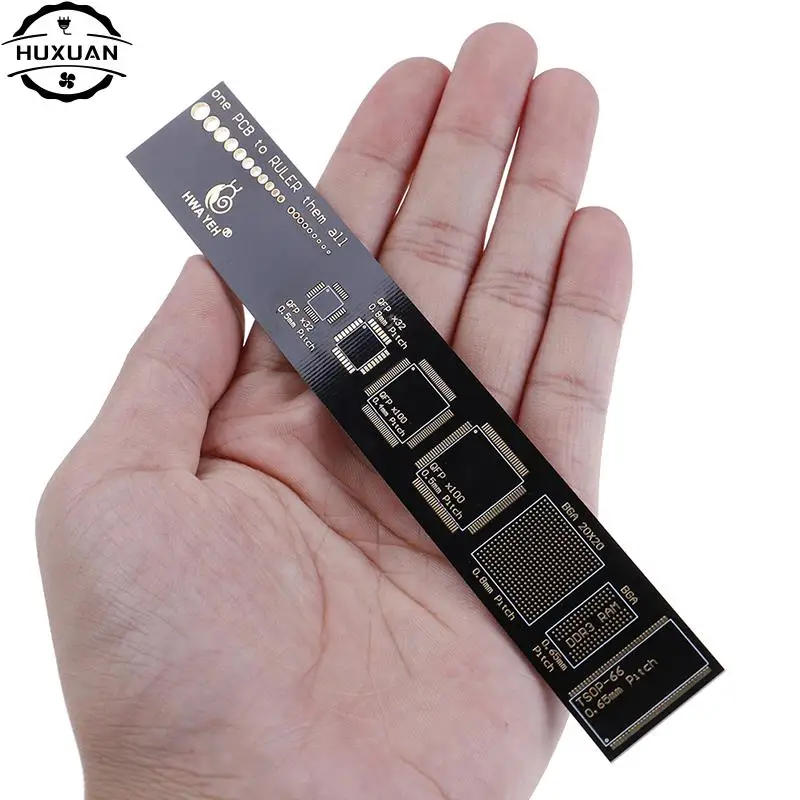 PCB ruler for electronic engineers geeks makers Arduino fans PCB reference ruler packaging units