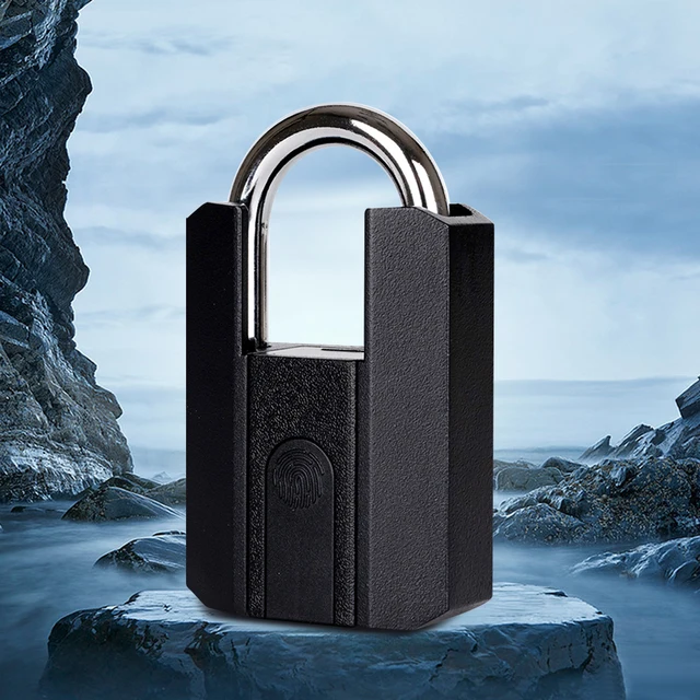 TTLOCK APP Anti Theft Padlock Keyless Smart Lock IP67 Waterproof Type-C Rechargeable Bluetooth-compatible for Cabinet Backpack 3