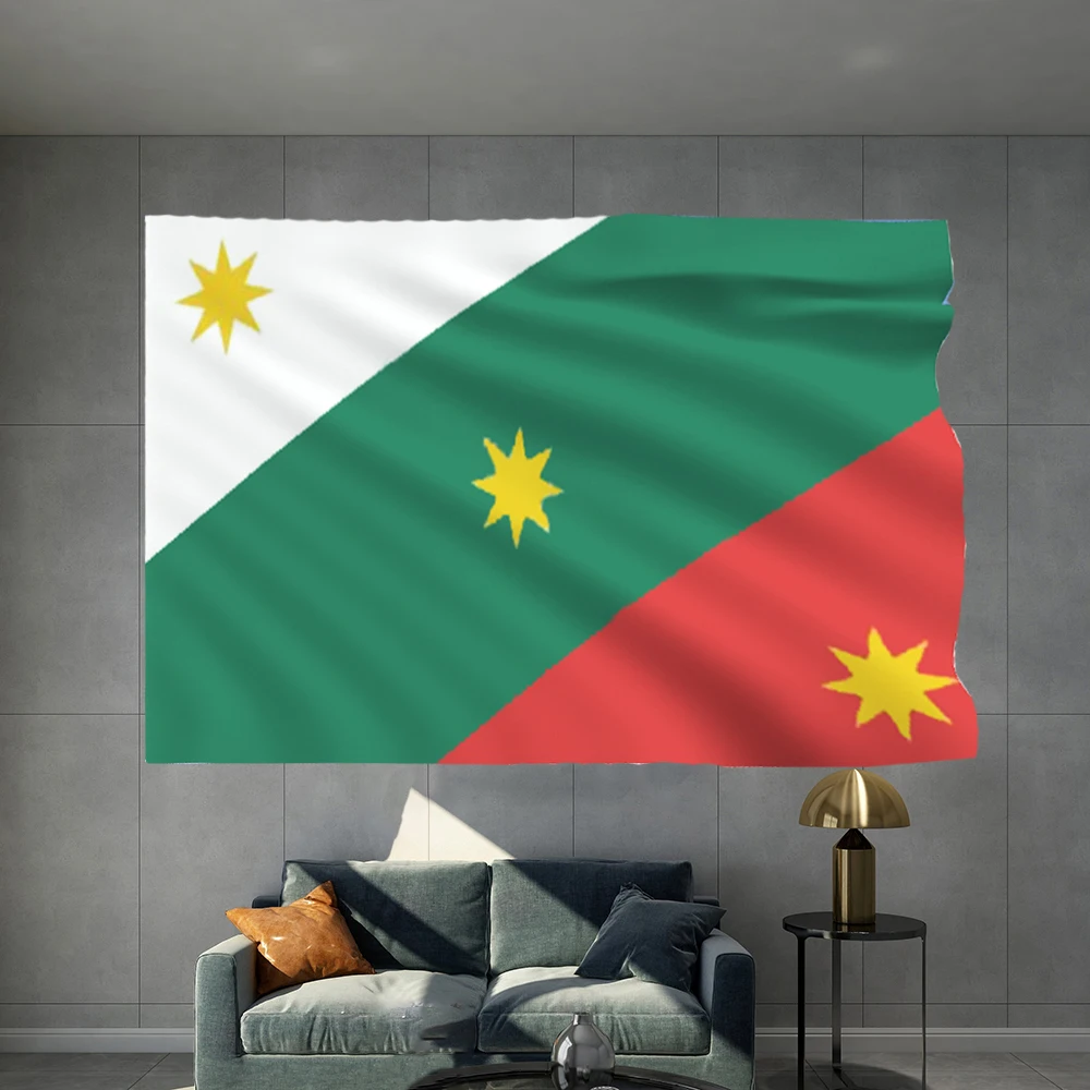 

Flag of the ThreeGuarantees Flag 3X5FT 150X90CM Banner Brass Metal Holes High Elasticity Polyester Good Penetrability Decoration