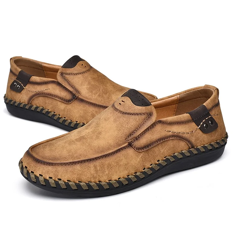 

2022 New Fashion Leather Men Casual Shoes Mens Loafers Sneakers Comfortable Driving Shoes Male Moccasins Tooling Shoes Footware