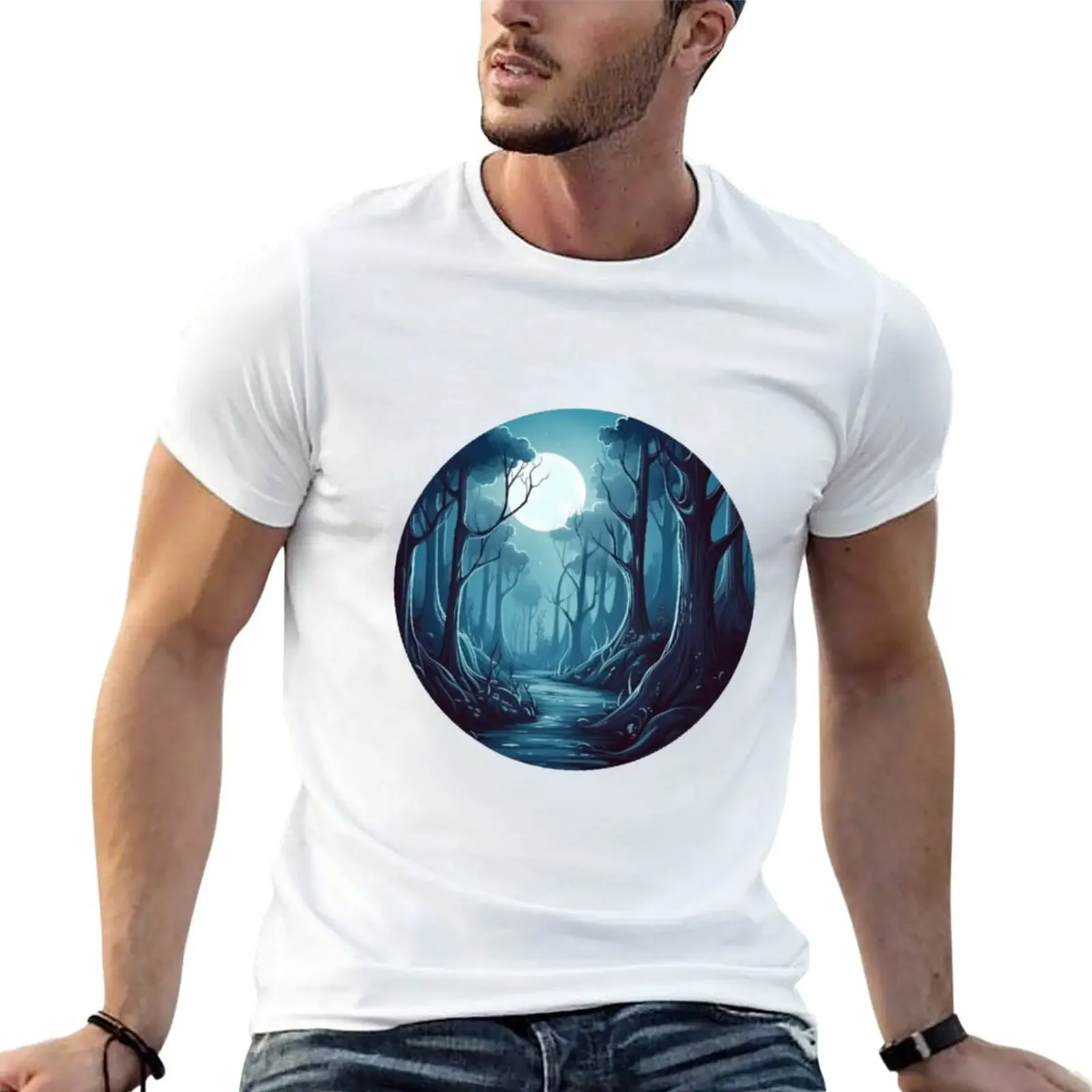 

Path of Mystery T-Shirt cute tops kawaii clothes t shirts for men cotton