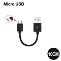 10CM Black Micro USB