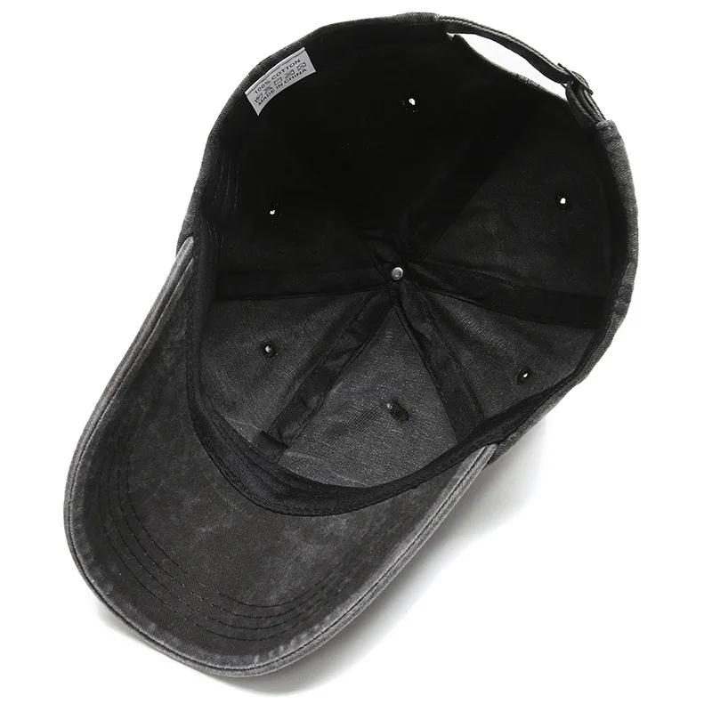 Baseball Cap Women Men Unisex Washed Cotton Adjustable Solid Color Couple Cap Vintage Dad Hat Snapback Outdoor Sport Trucker baseball cap