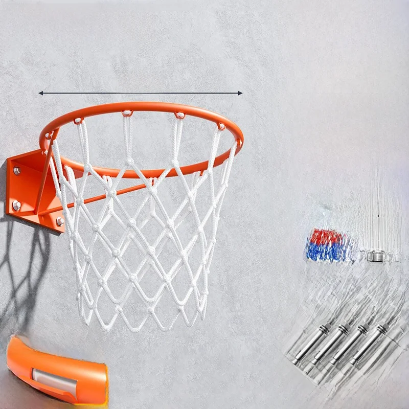 Children's solid simple [bold solid basket ⭐super support] free basket net + expansion screws * 4 + air needle