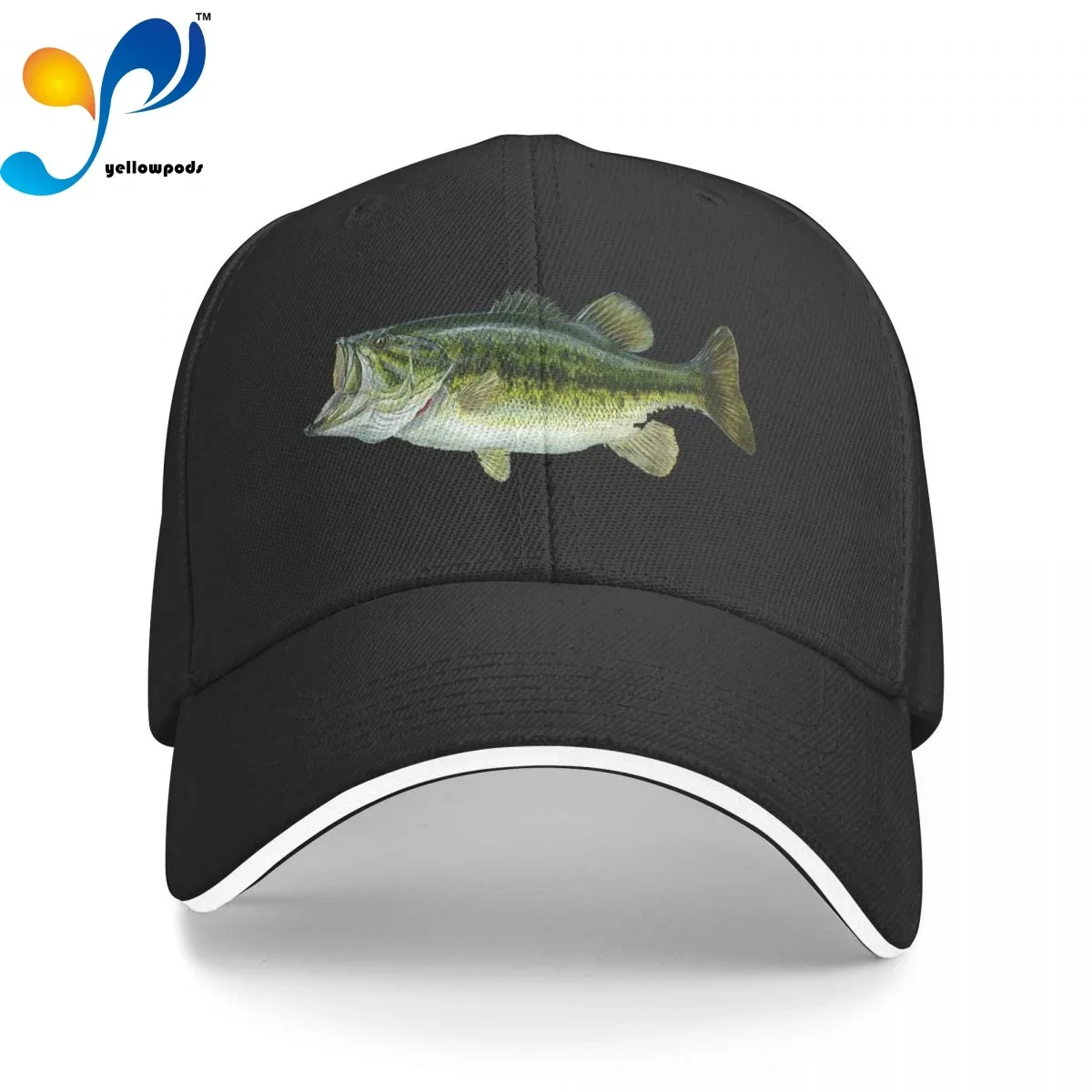 

Unisex Cotton Cap For Women Men Large Mouth Bass Fashion Baseball Cap Adjustable Outdoor Streetwear Hat