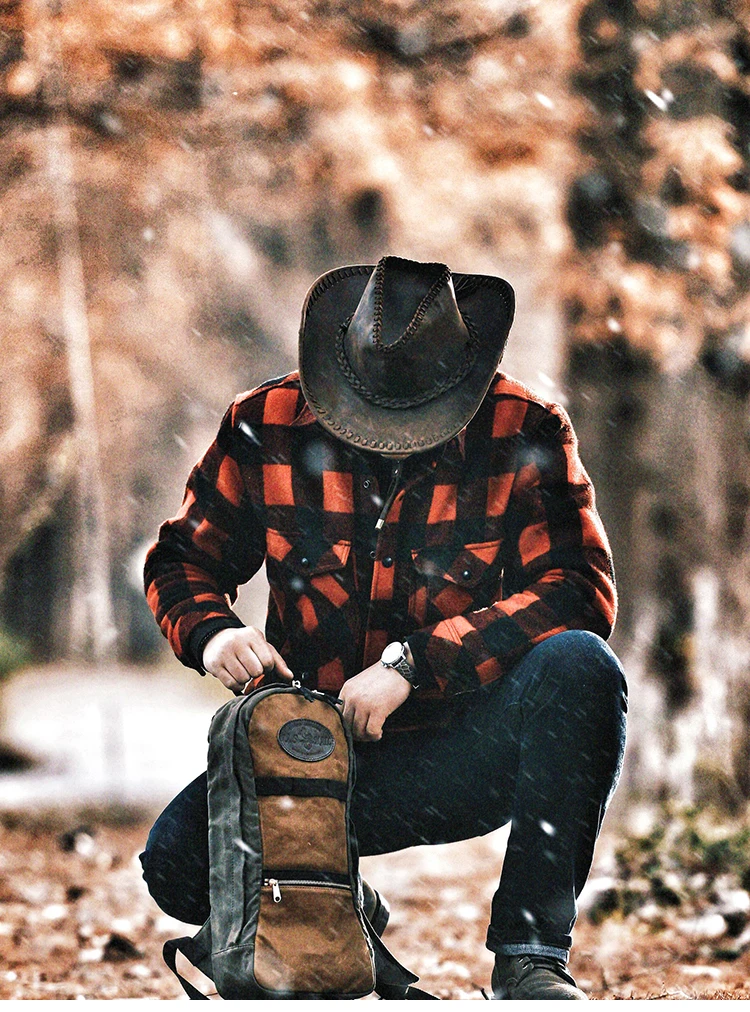 کلاه کابوی دستساز چرم طبیعی Crazy Horse 6 Seca1ee949ec8431e9805d3108ccae2efL