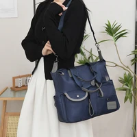 New Fashion Waterproof Nylon Tote Bag for Women – Large Capacity Casual Shoulder Mummy Bag, Multipurpose Ladies Messenger Handbag