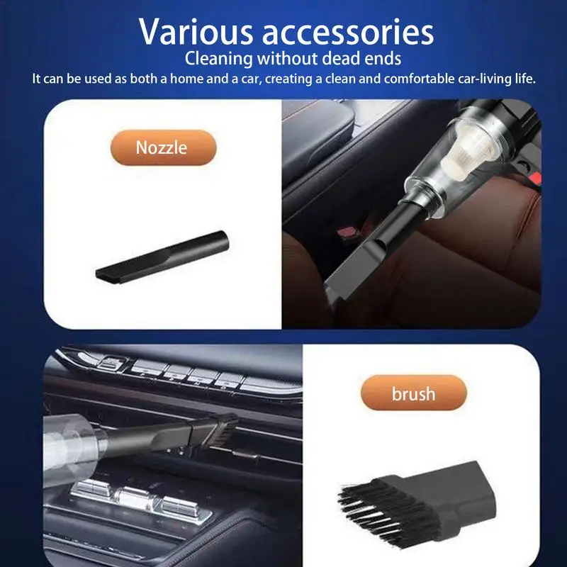Car Vacuum Cordless Rechargeable Powerful 9000pa Wireless Cleaner Cordless Handheld Cleaning Robot