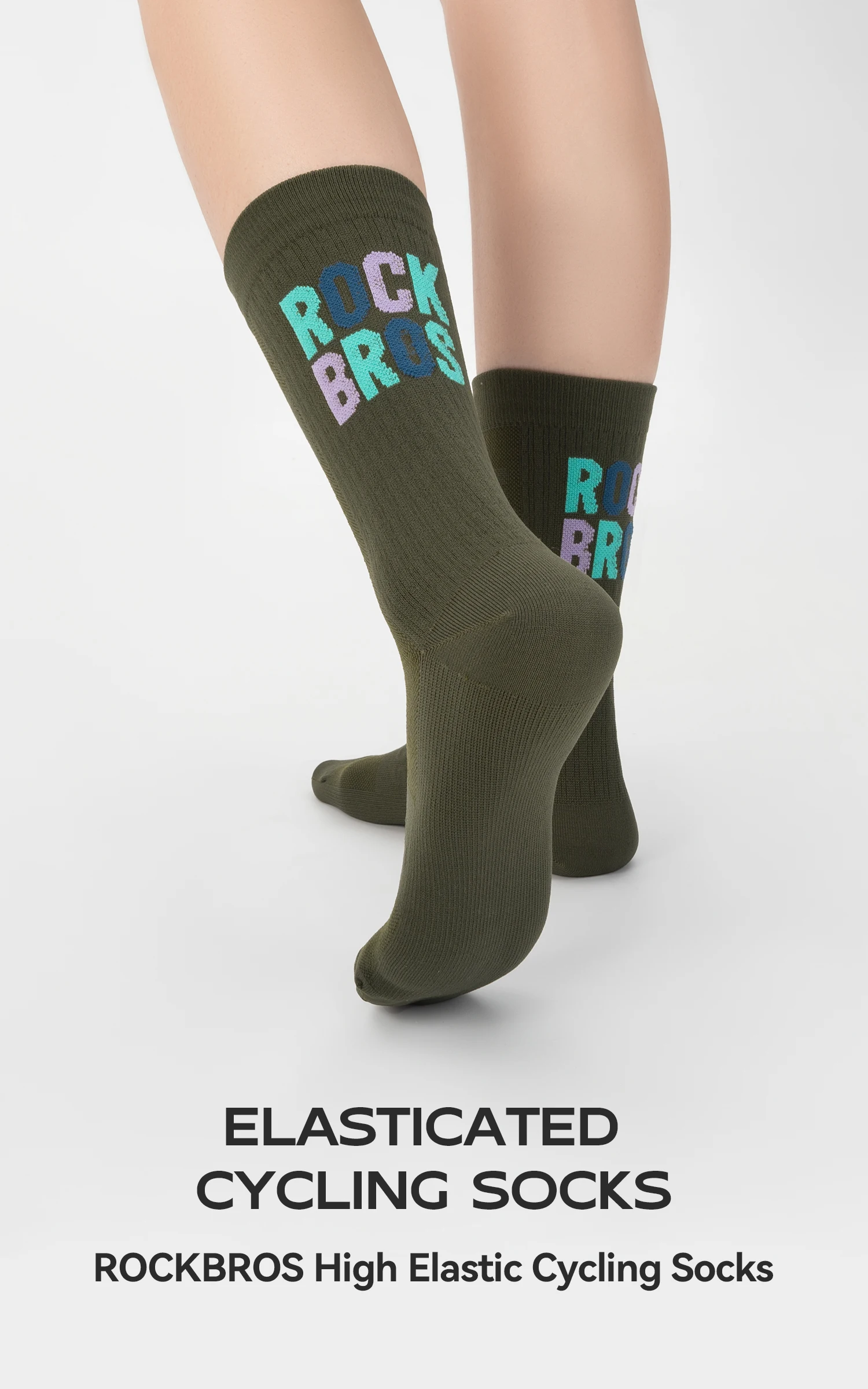 Cycling socks design view