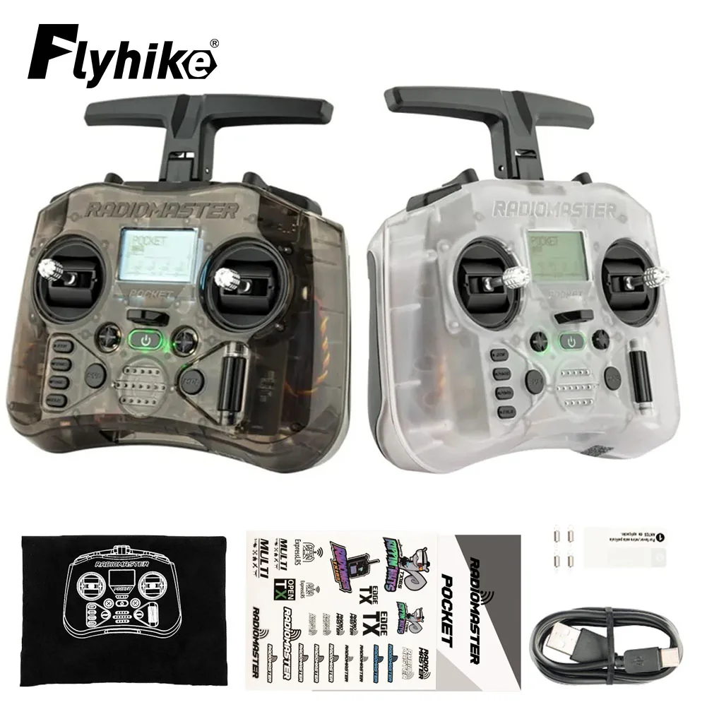  Radiomaster Pocket Remote Control CC2500 ELRS Transmitter FPV Traverse Aircraft Remote Control Model With EdgeTX Firmware 