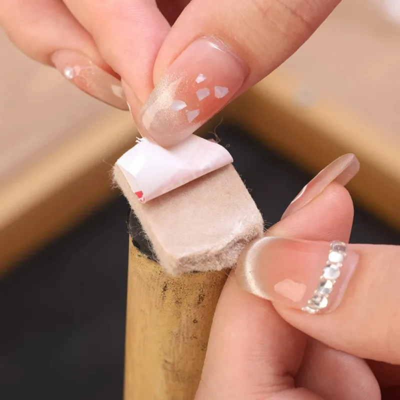 Premium Furniture Leg Felt Pads - Anti-slip, Wear-resistant Self-Adhesive Floor Protectors