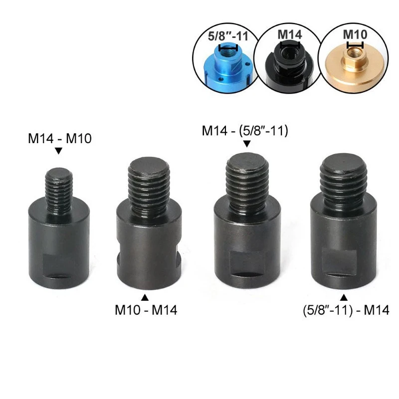 

1PCS Angle Grinder Adapter Converter M10 M14 5/8-11Adapte Connector For Electric Drill Polishing Machine Tool Parts