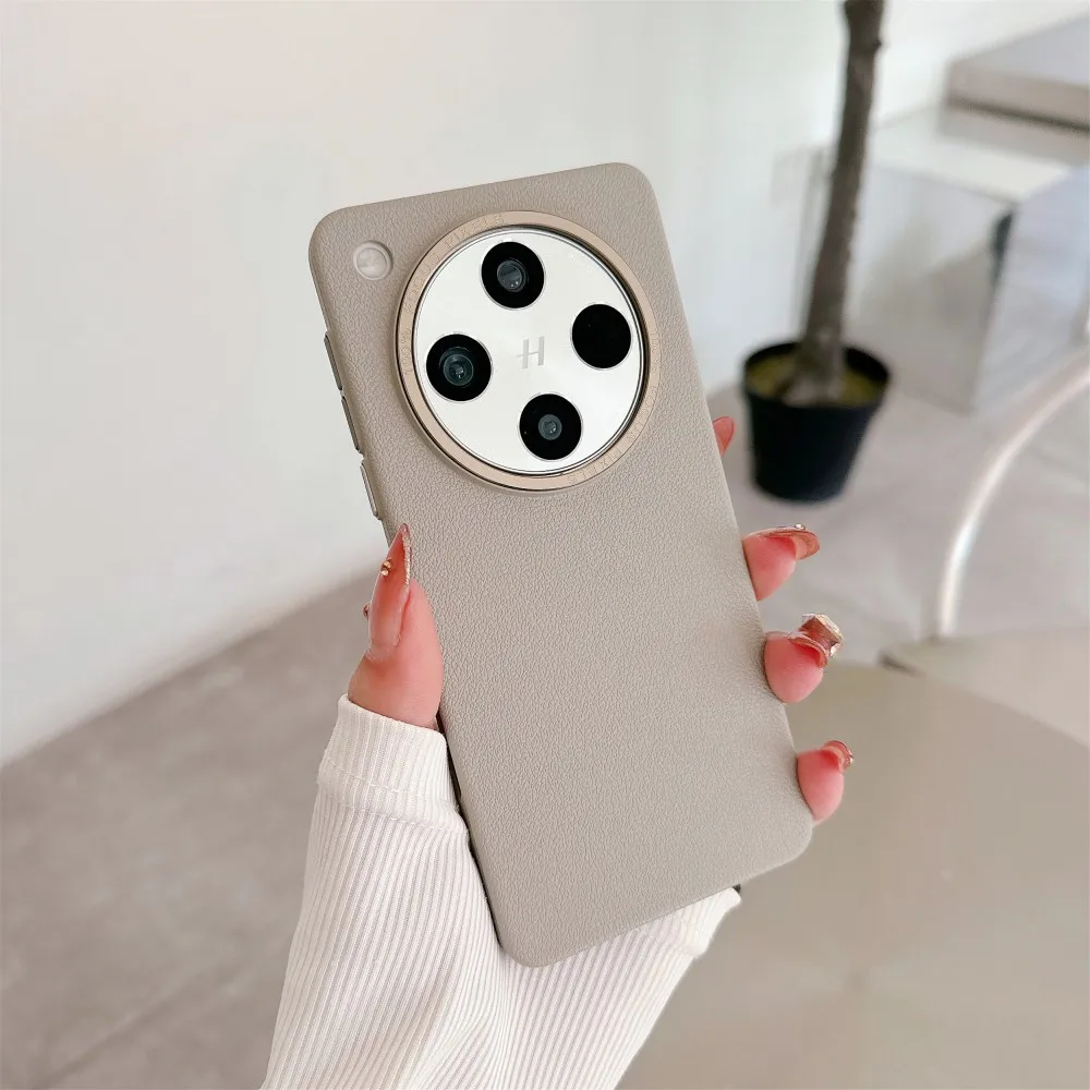 Lichee Pattern Matte Protective Back Cover - Full Cover Phone Shell