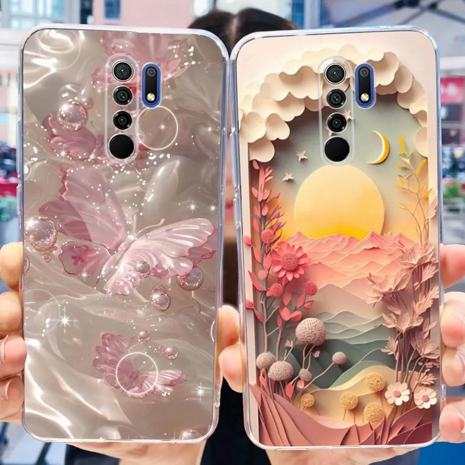 Charming Painted Soft Silicone TPU Phone Case - Vibrant Design