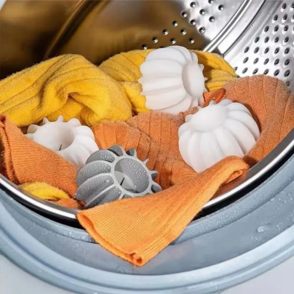 Laundry Ball Laundry Hair Catcher 1/5Pc Silicone Laundry Ball Reusable Anti-tangle Clothes Cleaning Ball Washing Machine Stain Removal Hair Catcher Cleaning Tool
