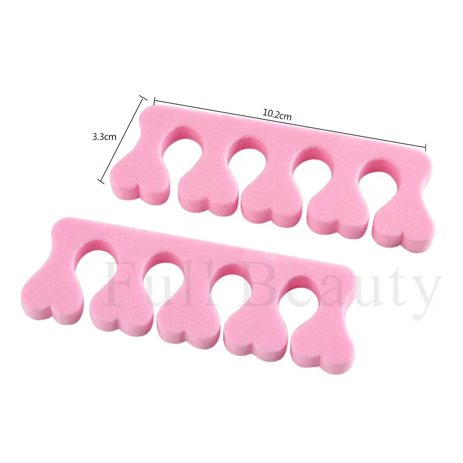 10/20Pairs Finger Toe Separator For Nail Art Practice Manicure Pedicure Divider Holder Gel UV Polish Tools Foam
