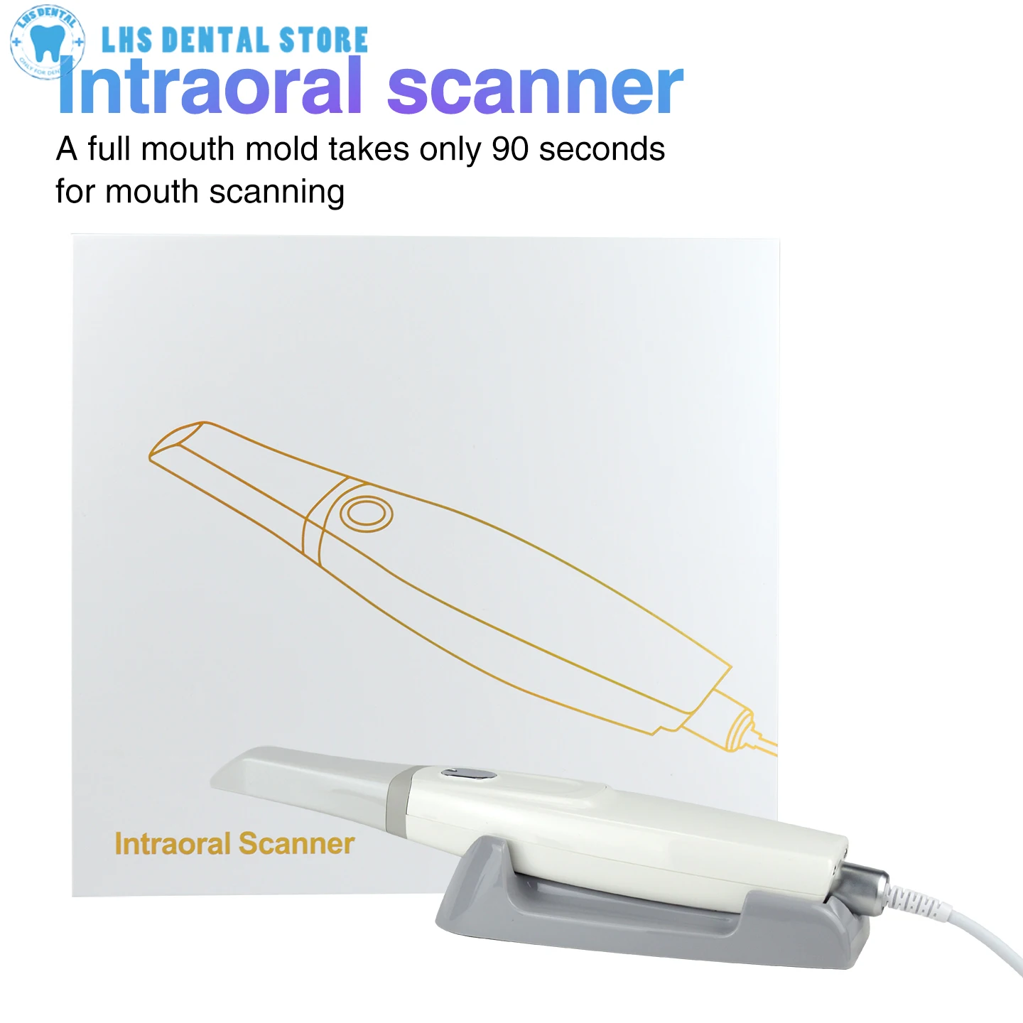 Scanner Dentale 3D con Scansione AI e Scansione a Colori 3D, Acquisizione Rapida di Impronte in 90 Secondi, Scanner Intraorale Dentale - immagine 6