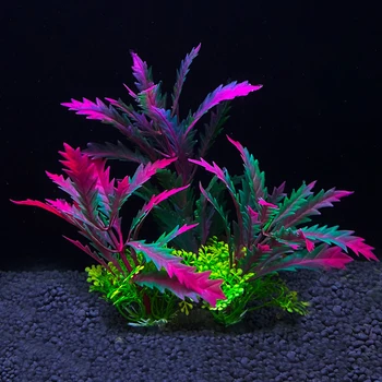 Artificial Aquarium Plants – Green Plastic Water Grass Decoration 1