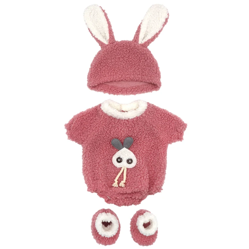 Baby Doll Clothes 43cm Brown Bear Romper for 18" AG Girl Dolls Outfits