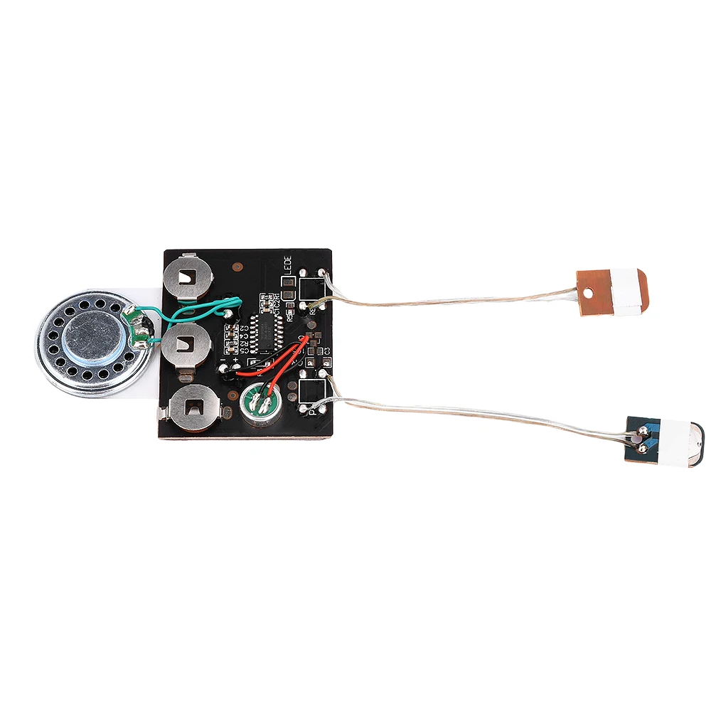 DIY 30S Sound Voice Music Recorder Board Music Greeting Card Module Key Control Programmable Chip Audio Module for Greeting Card