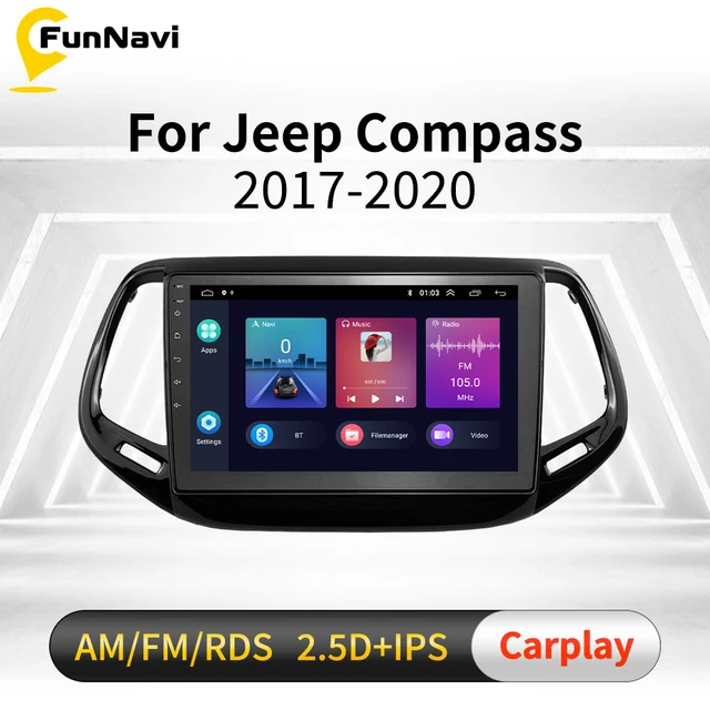 Radio Android Din Stereo For Jeep Compass 2017-2020 Gps Navigation Multimedia Player Autoradio Audio Auto Head Unit - Car Player - AliExpress