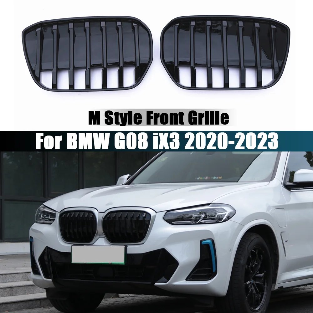 Front Bumper Kidney Grill For BMW G08 iX3 2020 2021 2022 2023 M Style ...