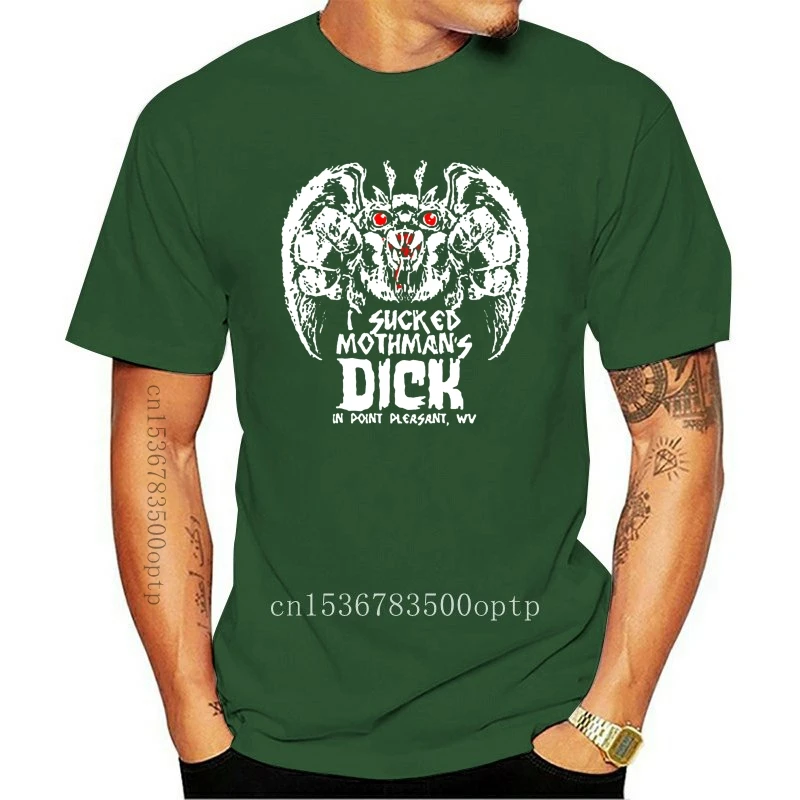 I Succhiato Mothman'S Dick T-Shirt Mothman Wv Tee Mothman Parody Cryptid Cryptids Strano Mothmanmystery