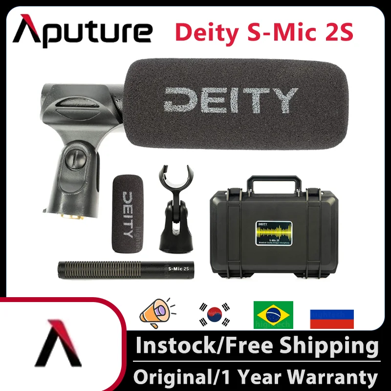 Deity S-Mic 2S Super Cardioid Sensitivity Directional Shotgun ...