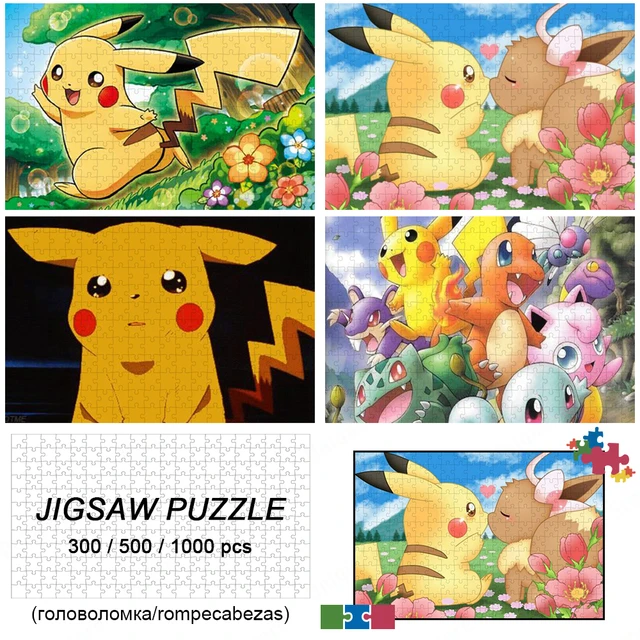 Pokemon Pikachu Jigsaw Puzzle 35/300/500/1000 Pieces Educational Puzzle For  Kids Cartoon Entertainment Toys Birthday Gifts - Puzzles - AliExpress