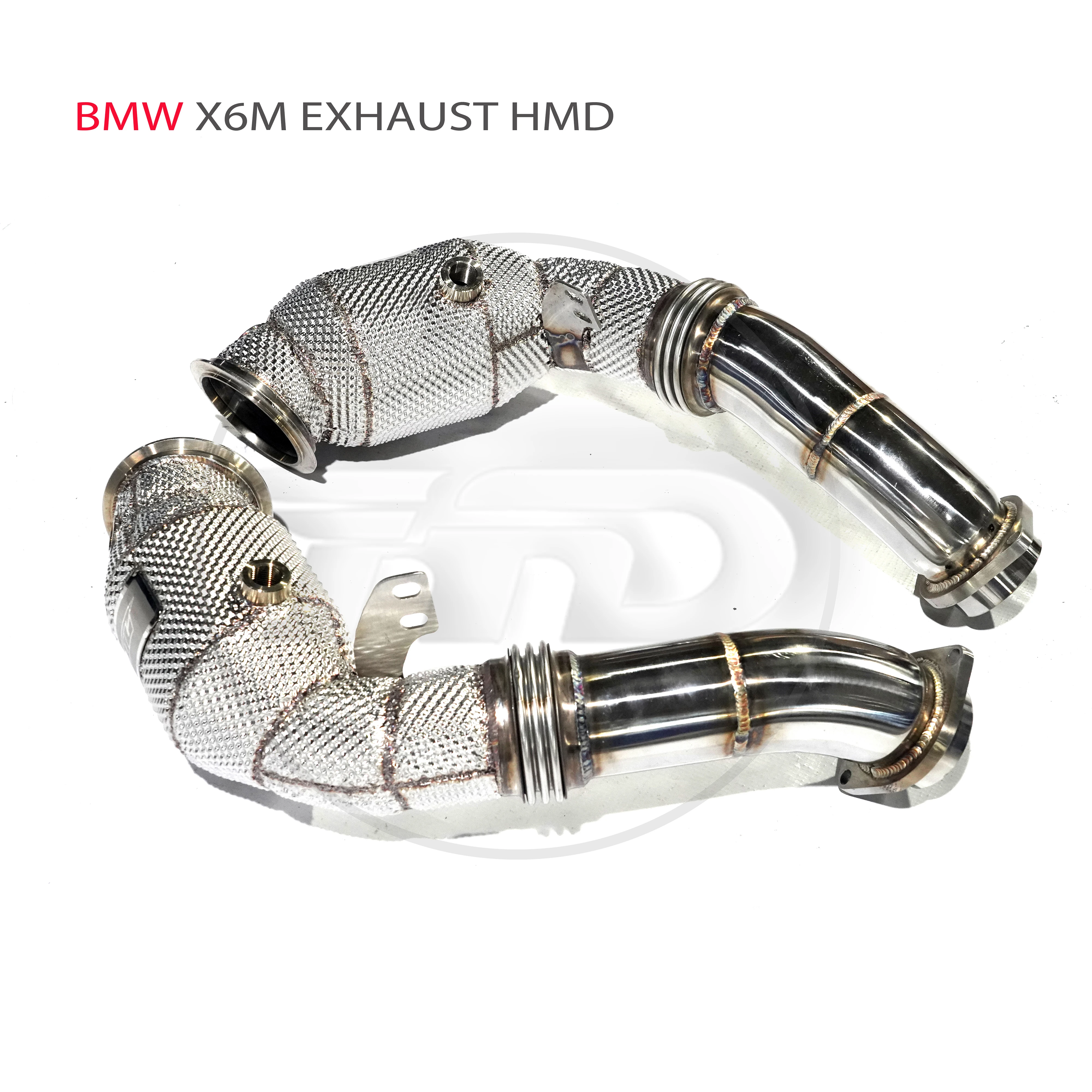 

HMD Exhaust Manifold High Flow Downpipe for BMW X5M X6M E70 E71 Car Accessories With Catalytic Header Catless Pipe