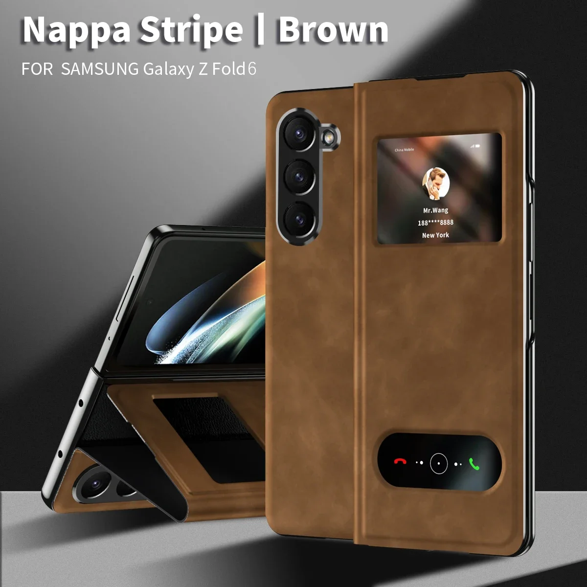 Luxury Leather Hard Shell Shockproof Case - Premium Protective Cover