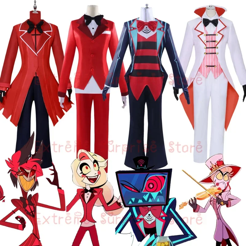 

Костюм для косплея Alastor, Чарли морнинстар, костюм для косплея в отеле хамбин, светящийся Вокс, костюм для косплея