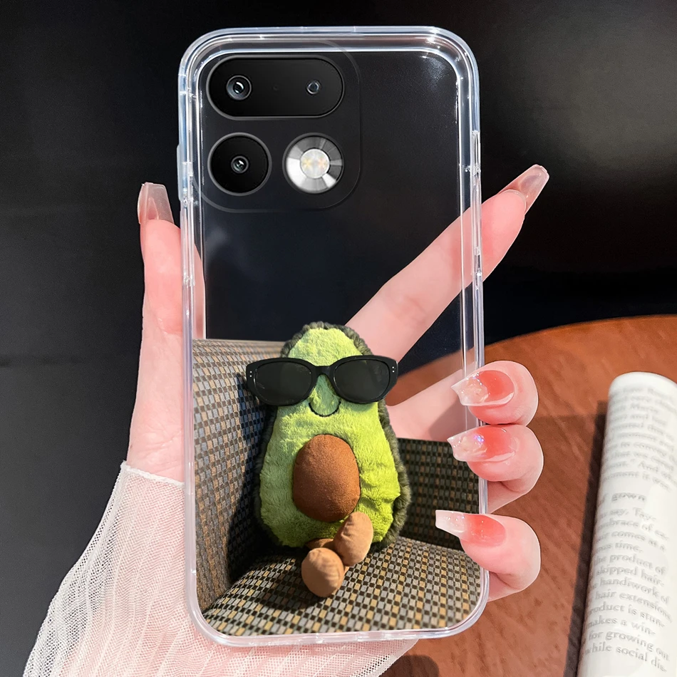 Stylish Soft Slim TPU Clear Silicone Phone Case - Lightweight Protective Cover