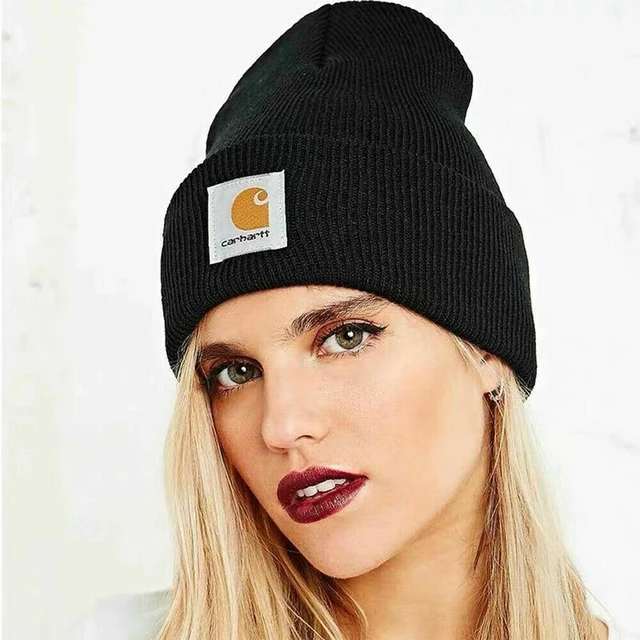 Acrylic Watch Hat Beanie Winter Knit Cap Authentic A18 Mens Lady Unisex  Black - AliExpress